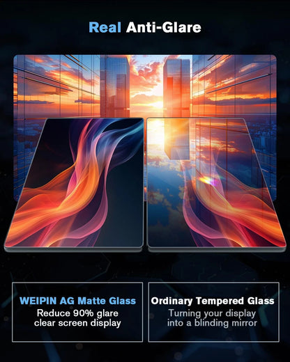 Matte Anti Glare Tempered Glass for 7 Inch Display (2023–2024)