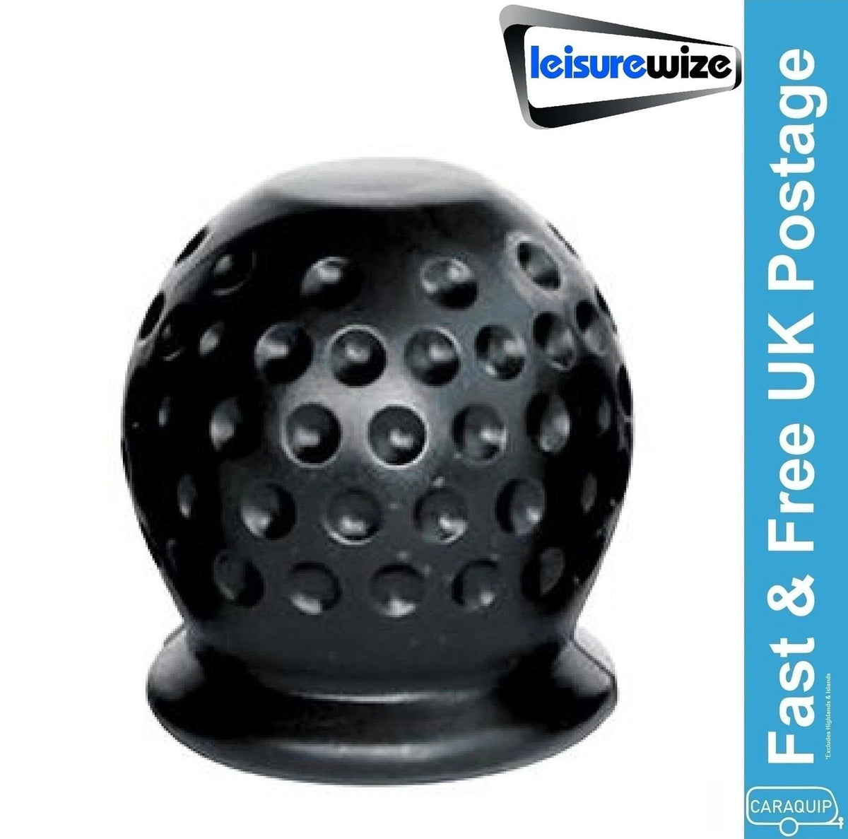 Tow Ball Cover Rubber for Towing Trailer Caravan (LWACC492)