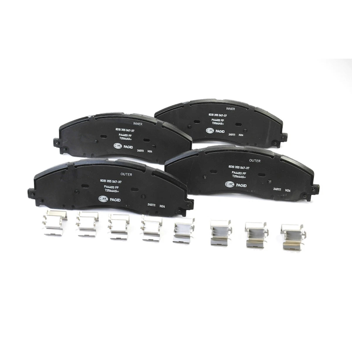 Set of 4 Brake Pad Sets for Ford F-250 Super Duty (2013) SET-H57355047371-B