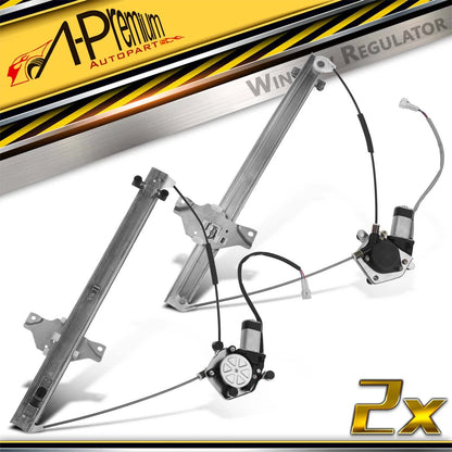 2X Power Window Regulator with Motor Front LH for Toyota RAV4 (1998–2000) - 6981042012, 6981042013, 6982042090, 741-193