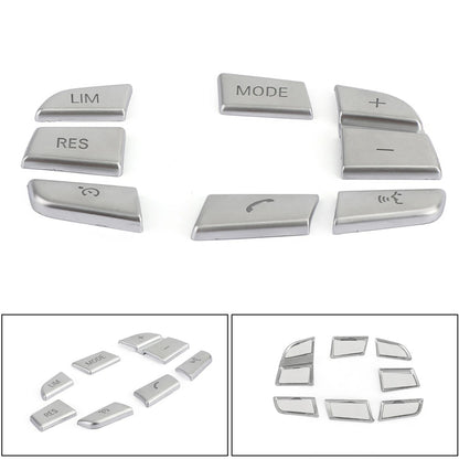 7x Steering Wheel Button Trim Cover for BMW X3 F25 (2011–2017) X4 F26 (2014–2017) C143-A045-B