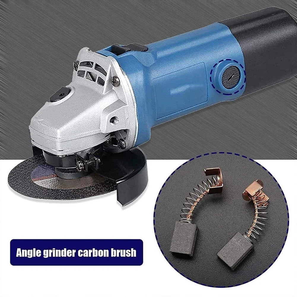 Set of 4 Carbon Brushes for Angle Grinder (12x8x5mm)