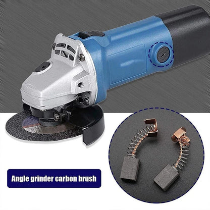 Set of 4 Carbon Brushes for Angle Grinder (12x8x5mm)