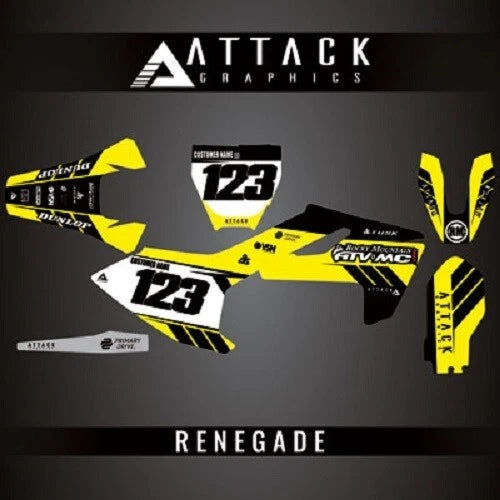Complete Bike Graphics Kit for Renegade (206-979-0177)