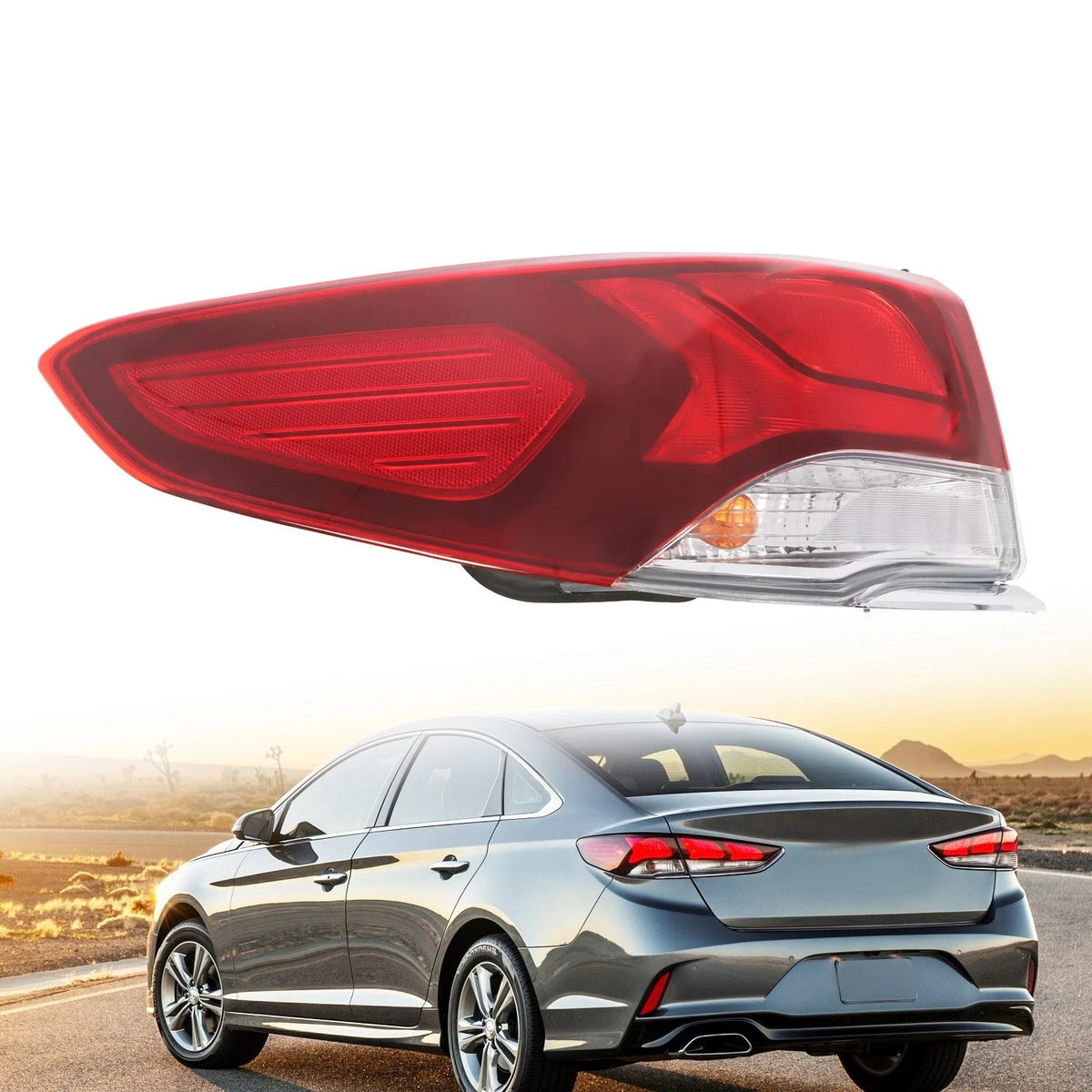 Tail Light for Hyundai Sonata (2018–2019) - 92401C2500, HY2804153
