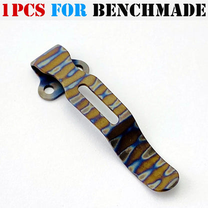 Titanium Deep Carry Back Pocket Clip for Benchmade/Emerson/ProTech/ZT Knife