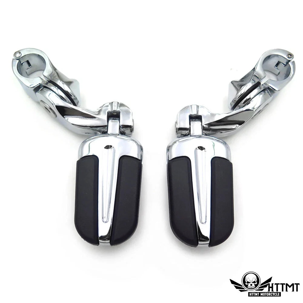 2.5" Short Slipstream Foot Peg Rubber Kit for Harley Sportster Dyna