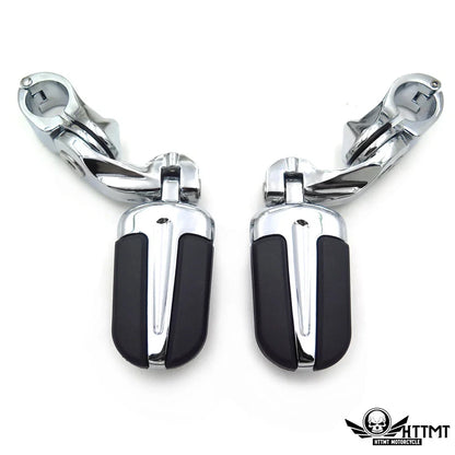 2.5" Short Slipstream Foot Peg Rubber Kit for Harley Sportster Dyna
