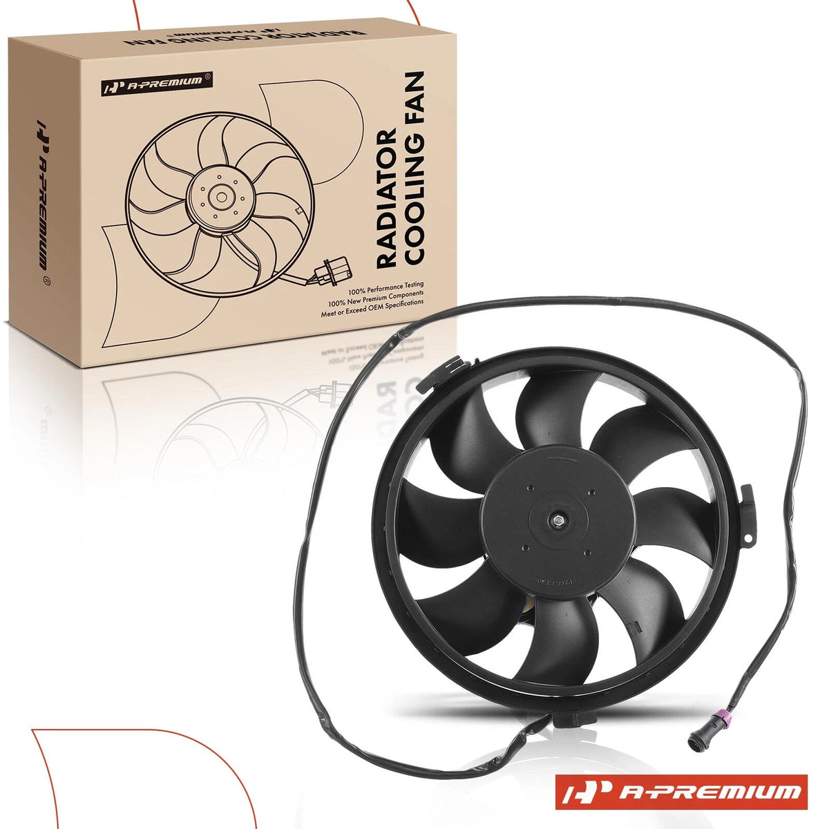 Cooling Fan Assembly for VW Passat, Audi A4 Quattro, A6 (1996–2001) - 4B0959455, 4B0959455C, 8D0959455C, 8D0959455J, 8D0959455E