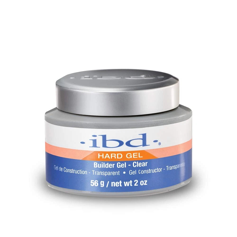 Hard Builder Gel for Nails, Round – 2 oz (Pack of 1), Clear