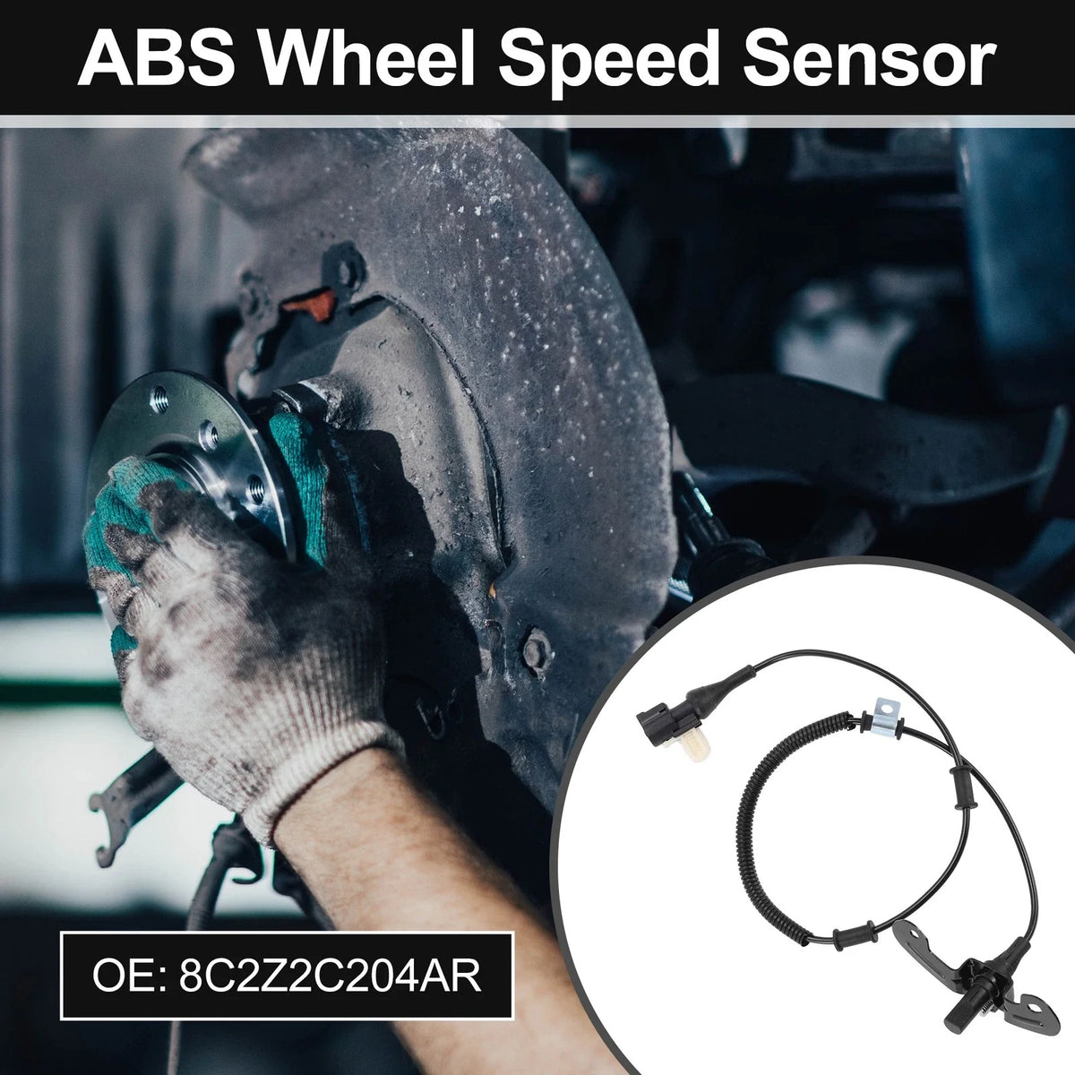 ABS Wheel Speed Sensor No. 8C2Z2C204AR for Ford E-150 (2008–2010)