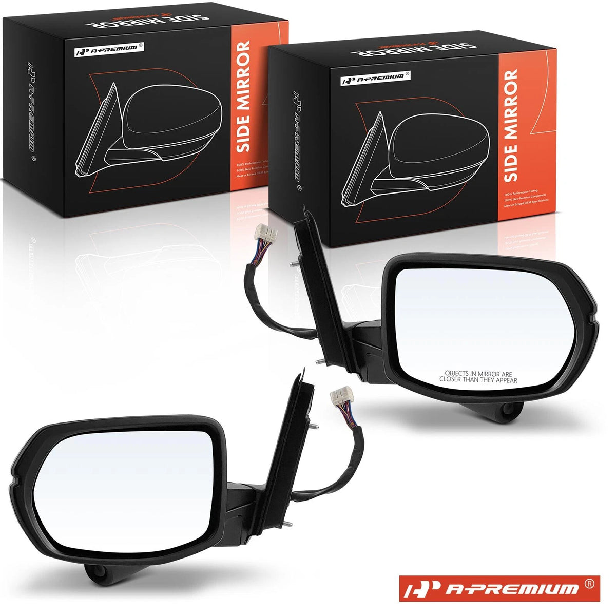 2X Power Adjust Mirrors for Honda CR-V (2016) HO1320296, HO1321296