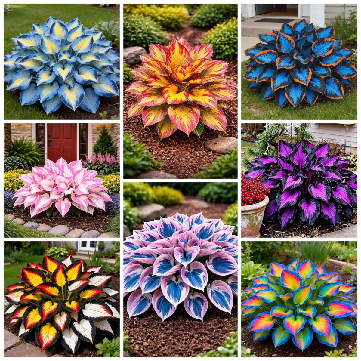 395+ Perennial Hosta Seeds for Planting (Rich Foliage, Heart Shaped)