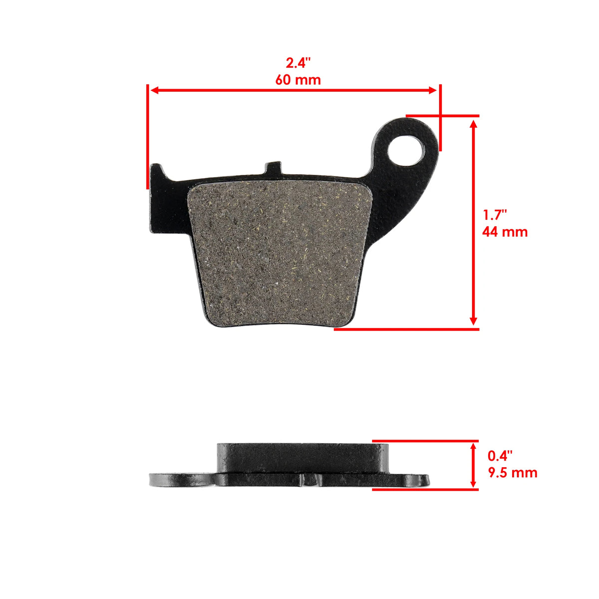 Rear Brake Pads for Honda CRF250RX CRF450RX CRF450RWE CRF450L (2017–2024) MP172AA1008
