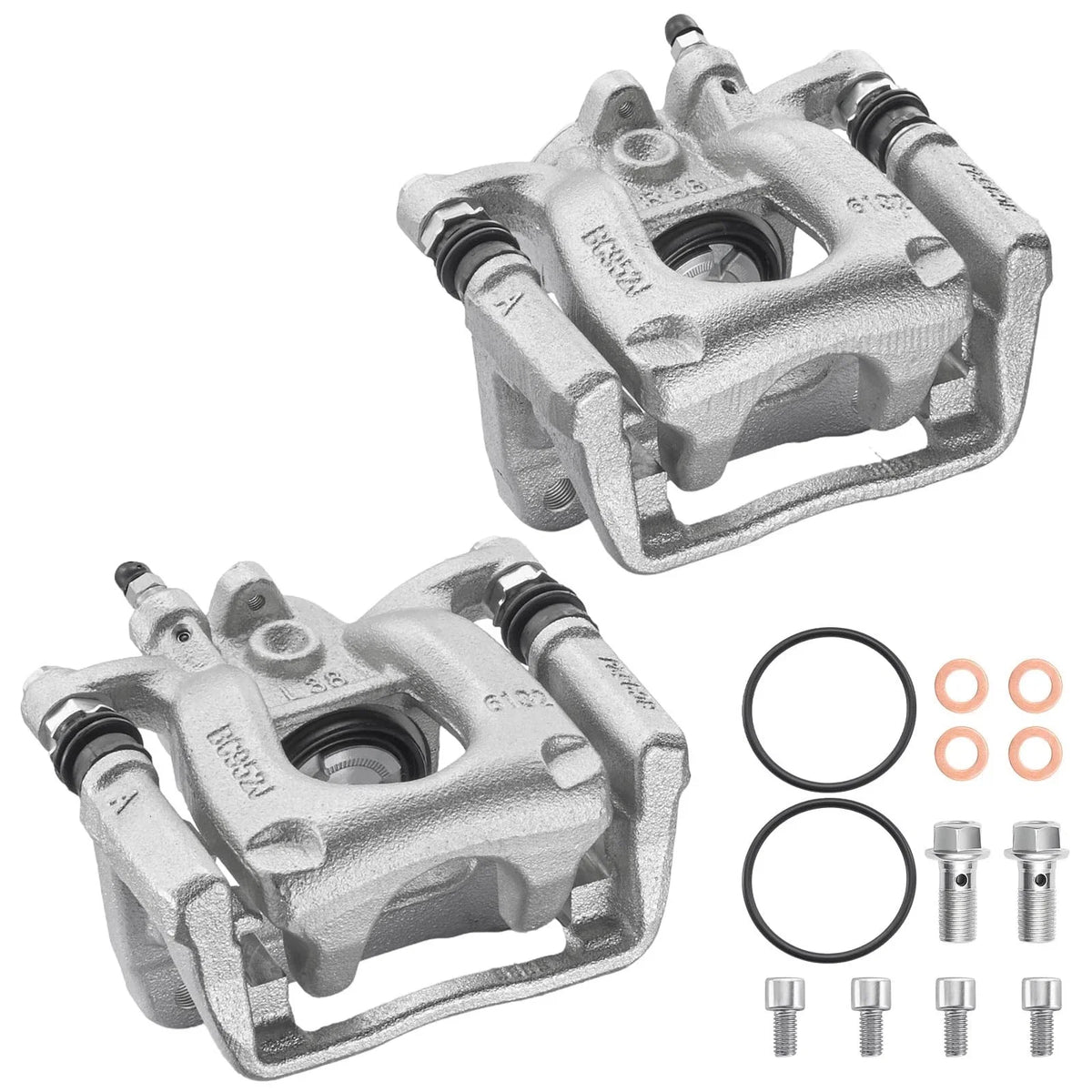 2PC Rear Disc Brake Caliper Brackets Left & Right for Mazda 6 (2016–2021)