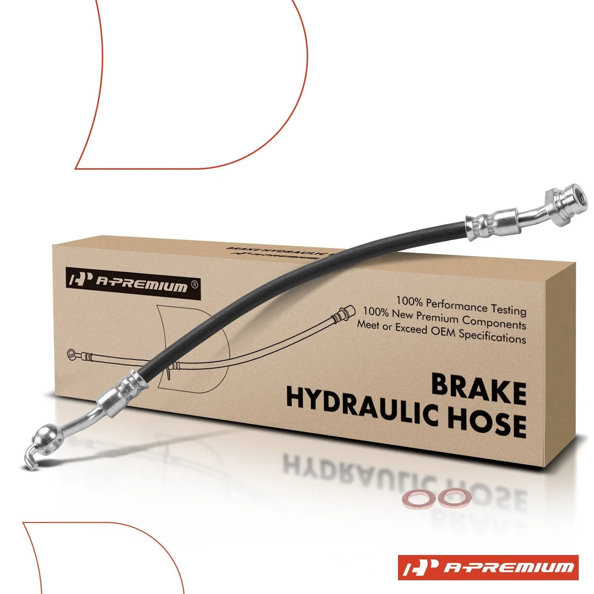 Rear Right Brake Hydraulic Hose for Kia Forte/Forte5 (2014–2018)