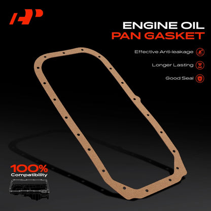 Engine Oil Pan Gasket for Toyota Corolla Tercel (1980–1988) 1210115080, OS30413