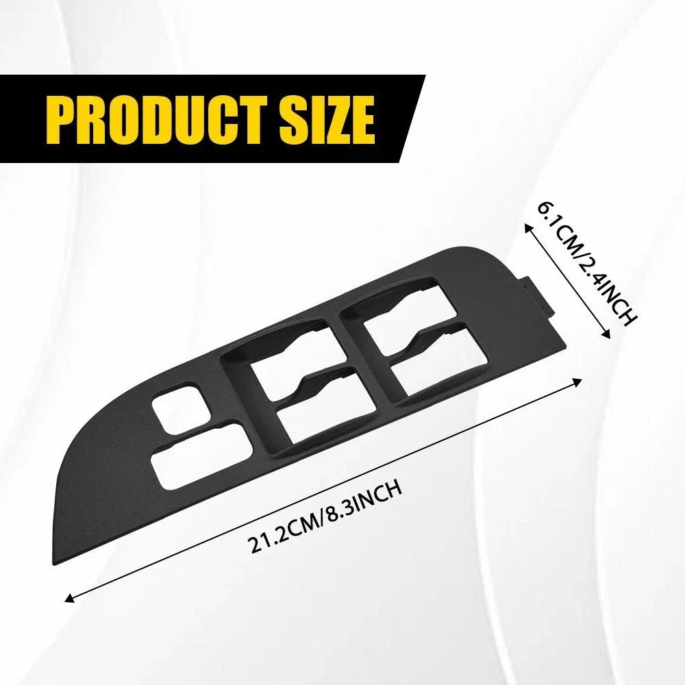 Left Door Window Switch Panel Cover Bezel Trim for Toyota Corolla (1998–2002)