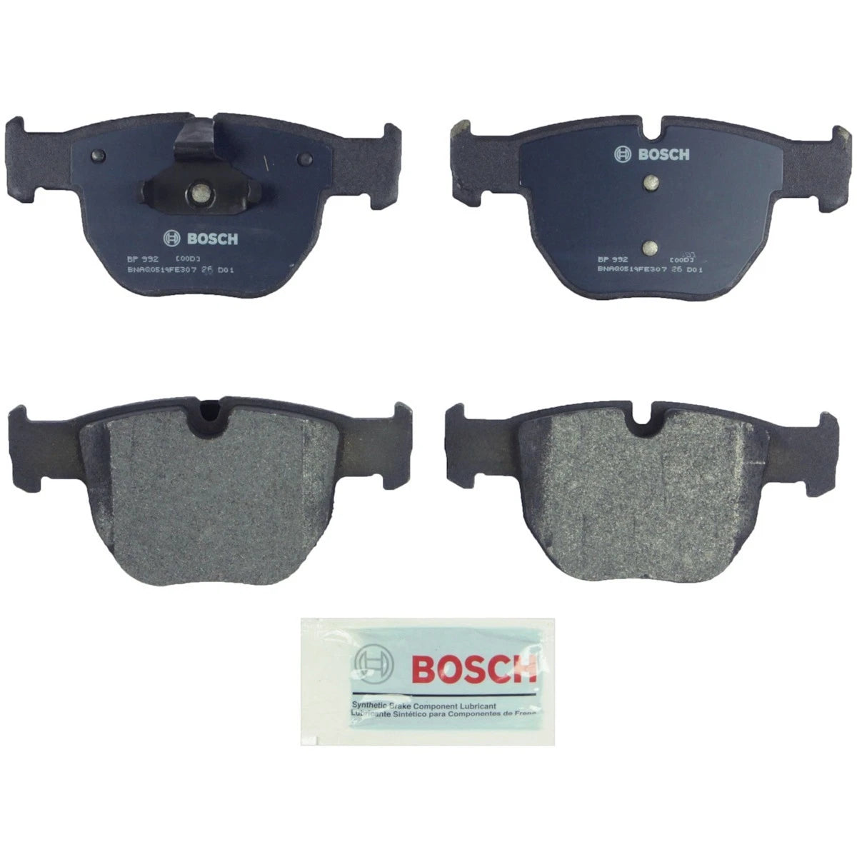 2X BP992 Brake Pad Set Front for Land Rover Range Rover (2003–2005)