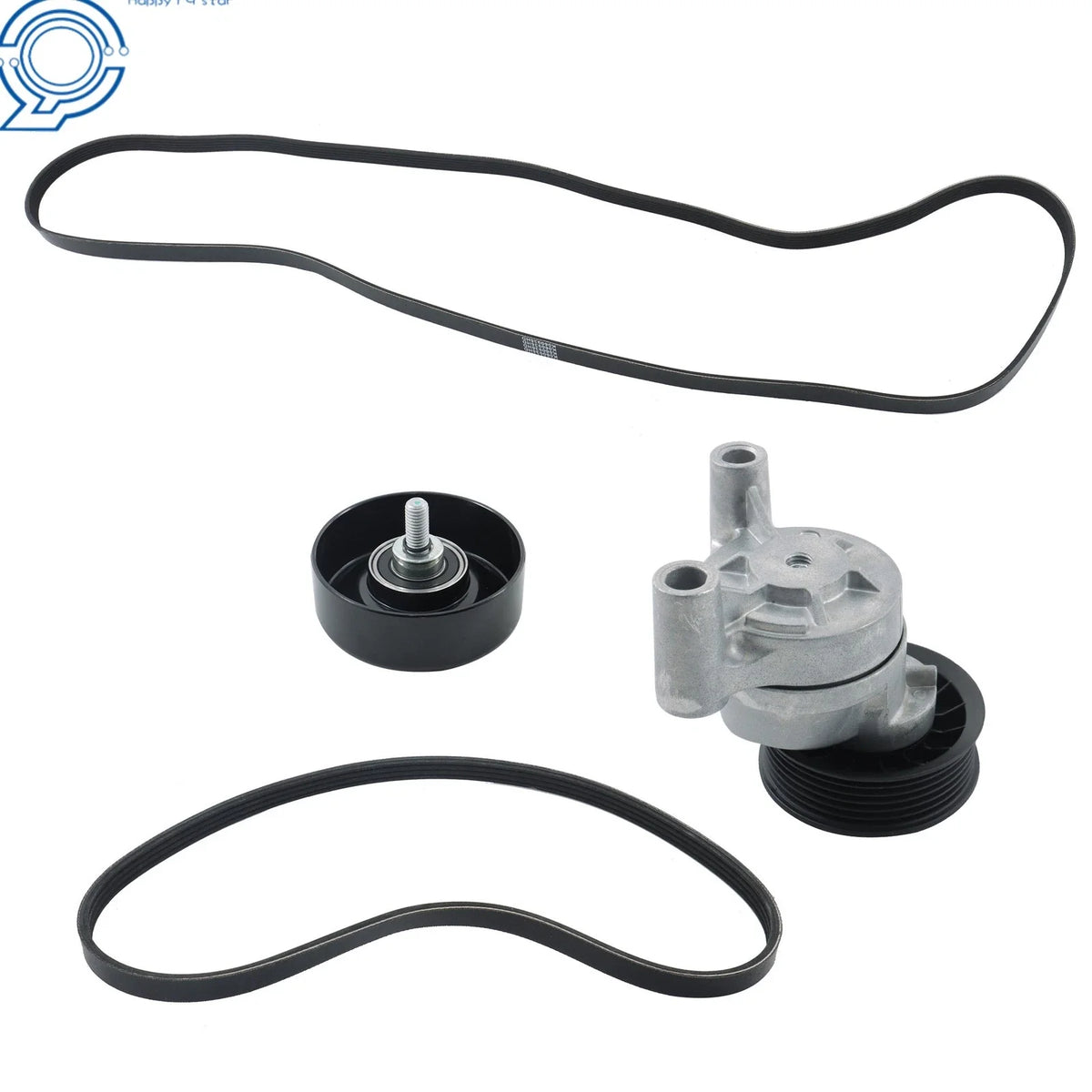 Serpentine Belt Tensioner Pulley Kit for Chevrolet Express Silverado (2000–2023)