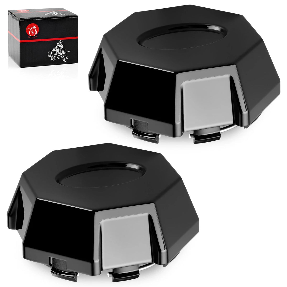 2 Wheel Rim Caps for Polaris Ranger 1000 Crew EPS (2018) #1521954-067 #1521954-458