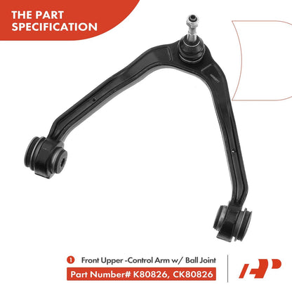 Front Upper Control Arm Sway Bar End Link for Chevy Silverado 1500 GMC (15015515, 15750786, K6539, K80631, K80826)
