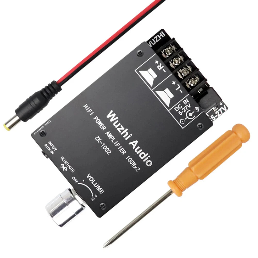 ZK-1002 Bluetooth Digital HIFI Stereo Audio Power Amplifier Board