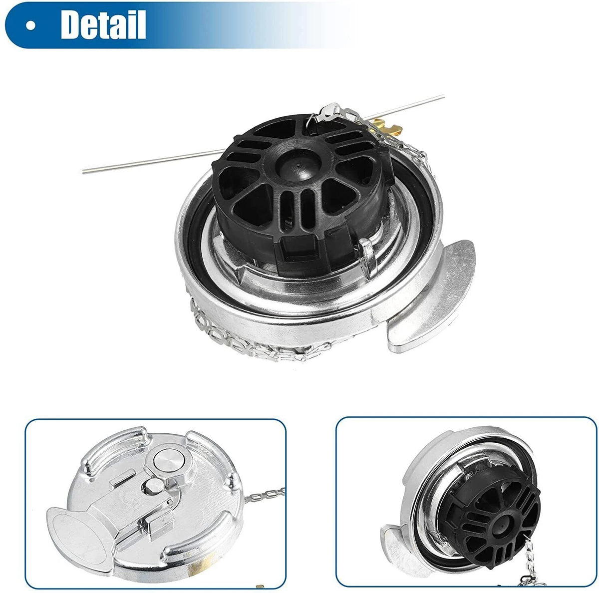Locking Diesel Fuel Cap for Peterbilt 330-587 (1972–2017) 11-04859-100, 11-04859-200
