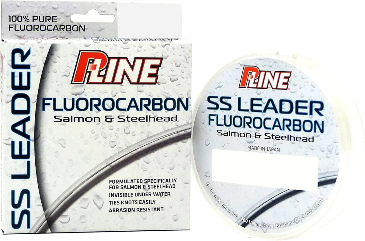 P-Line 100 Yds Clear Fluorocarbon Fishing Line 10 lb Leader