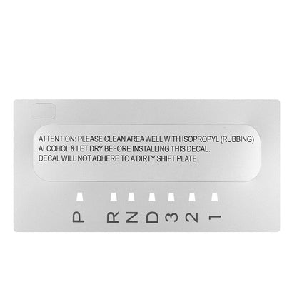 Shifter Sticker for Lincoln Navigator (2007–2010) Matte Silver Decal