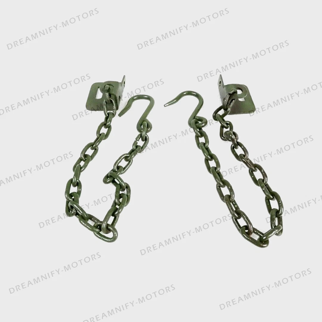 Tail Gate Chain Set for Willys Jeep CJ3B (1953–1968)