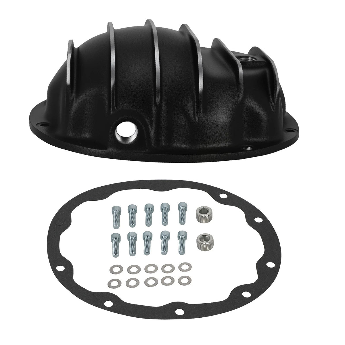 Black Differential Cover for Jeep Wrangler (1987–1995) SPC4908BKKIT, GKCTVD