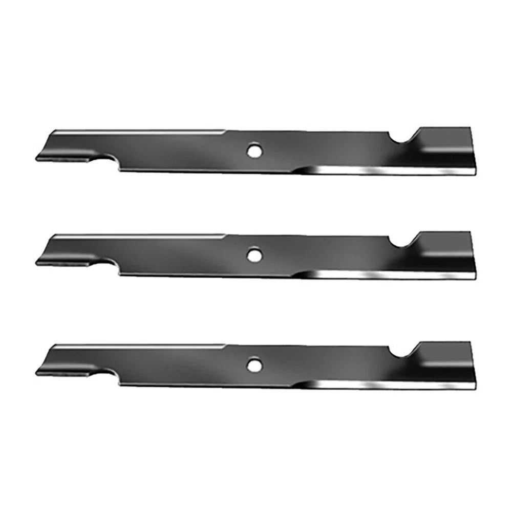Set of 3 Notched High Lift Blades for Exmark (Fits 103-6403) 20-1/2" x 15/16"