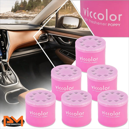 6x Air Freshener Deodorizer for VicColor (Room/Car) - White Musk Scent