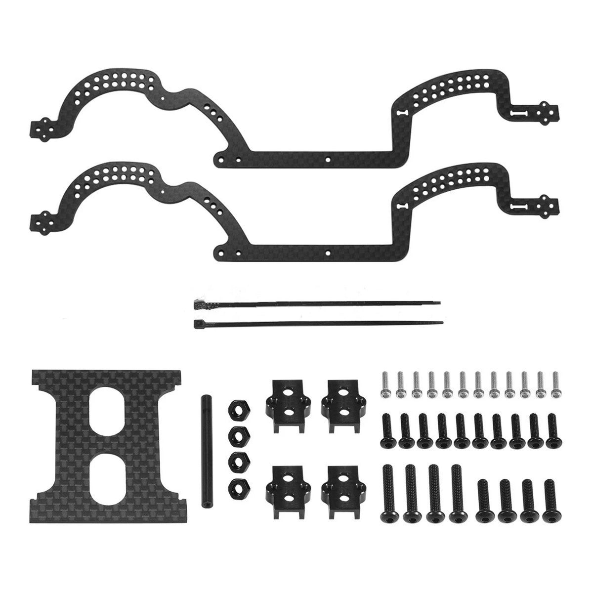 1/8 Carbon Fiber LCG Chassis Frame Girder for Traxxas TRX4M (2023)
