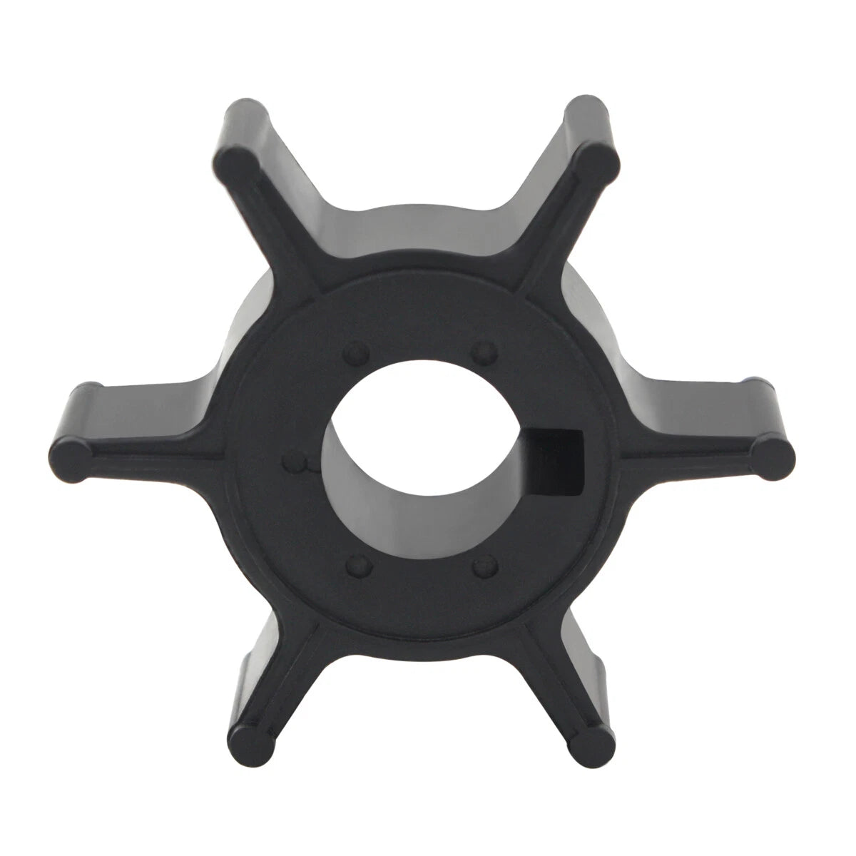 Water Pump Impeller for Yamaha Outboard 2-Stroke 4-5 HP, 4-Stroke 4-6 HP (6E0-44352-00)