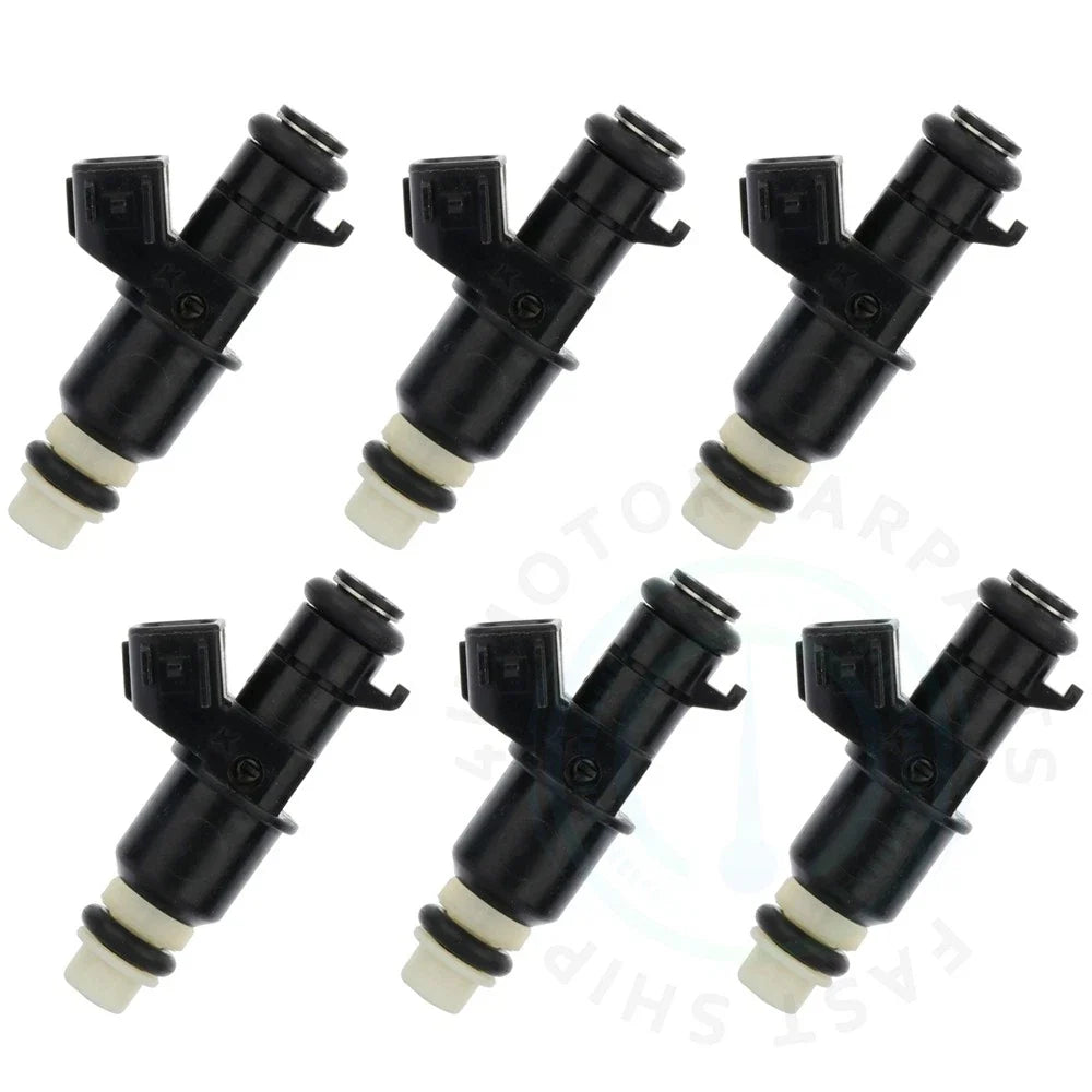 Set of 6 Fuel Injectors for Honda Ridgeline (2006–2011) 3.5L V6