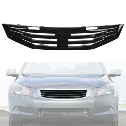 Mugen Style Black Horizontal Front Hood Grille for Honda Accord (2008–2010)