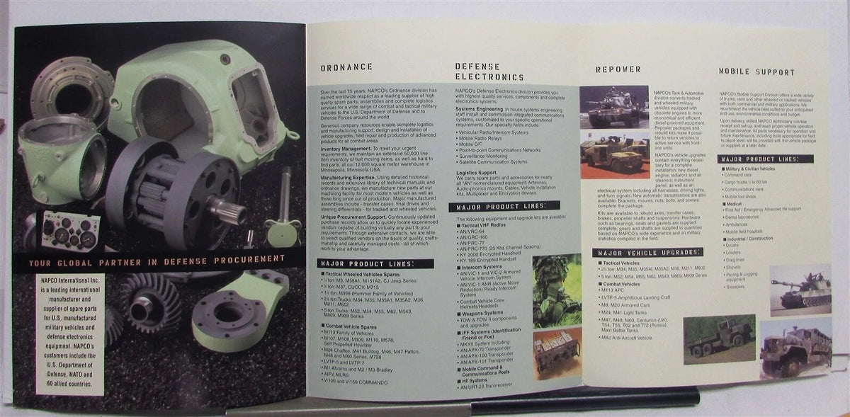 Spare Parts for Napco Military Vehicle (1996)