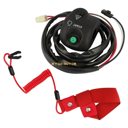Handlebar Start Stop Kill Switch & Lan for Yamaha WaveRunner (XL760–XL1200)