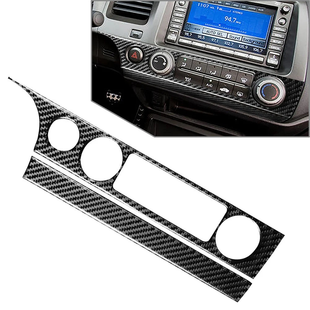 Interior Air Condition Switch Panel Frame Trim for Honda Civic (2006–2011)