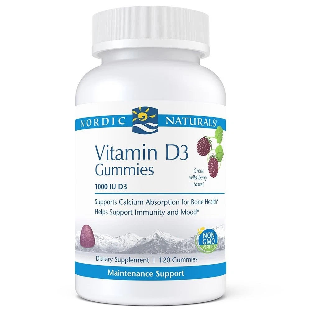 120 Count Vitamin D3 Gummies for