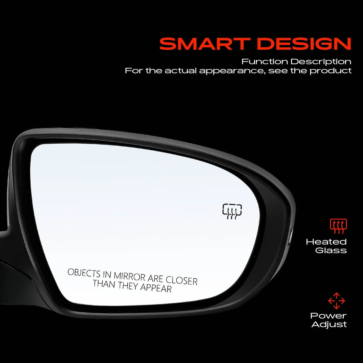 Power Side Mirror for Kia Optima (2014–2015) 876204C500, KI1321175