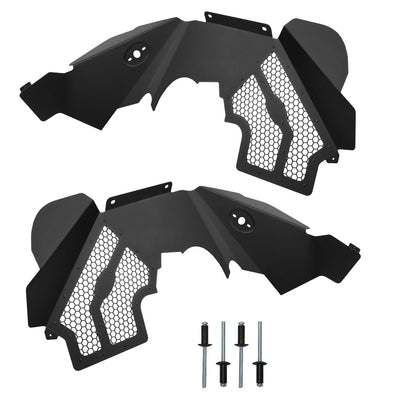 Front Aluminum Inner Fender Liners for Jeep Wrangler JK JKU (2007–2018)