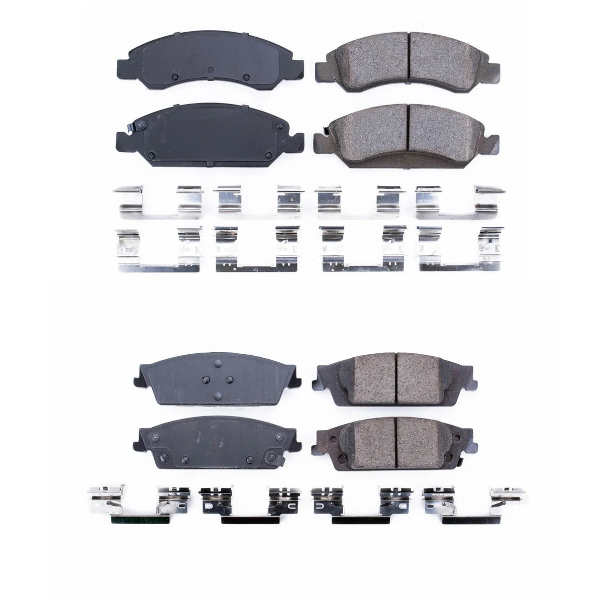 PowerStop Front & Rear Carbon Fiber Ceramic Brake Pads Kit for Escalade Yukon (2002–2020)