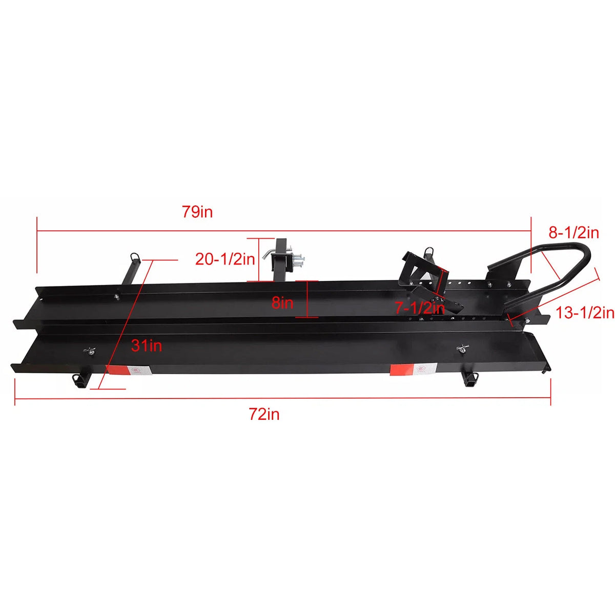 Heavy Duty Motorcycle Carrier for Dirt Bike (600 lbs Capacity)