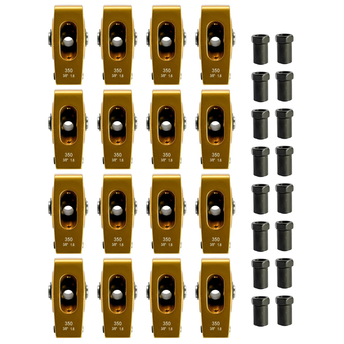 Aluminum Roller Rocker Arms 1.6 Ratio for Chevy Small Block 350 400 (1969–1995)
