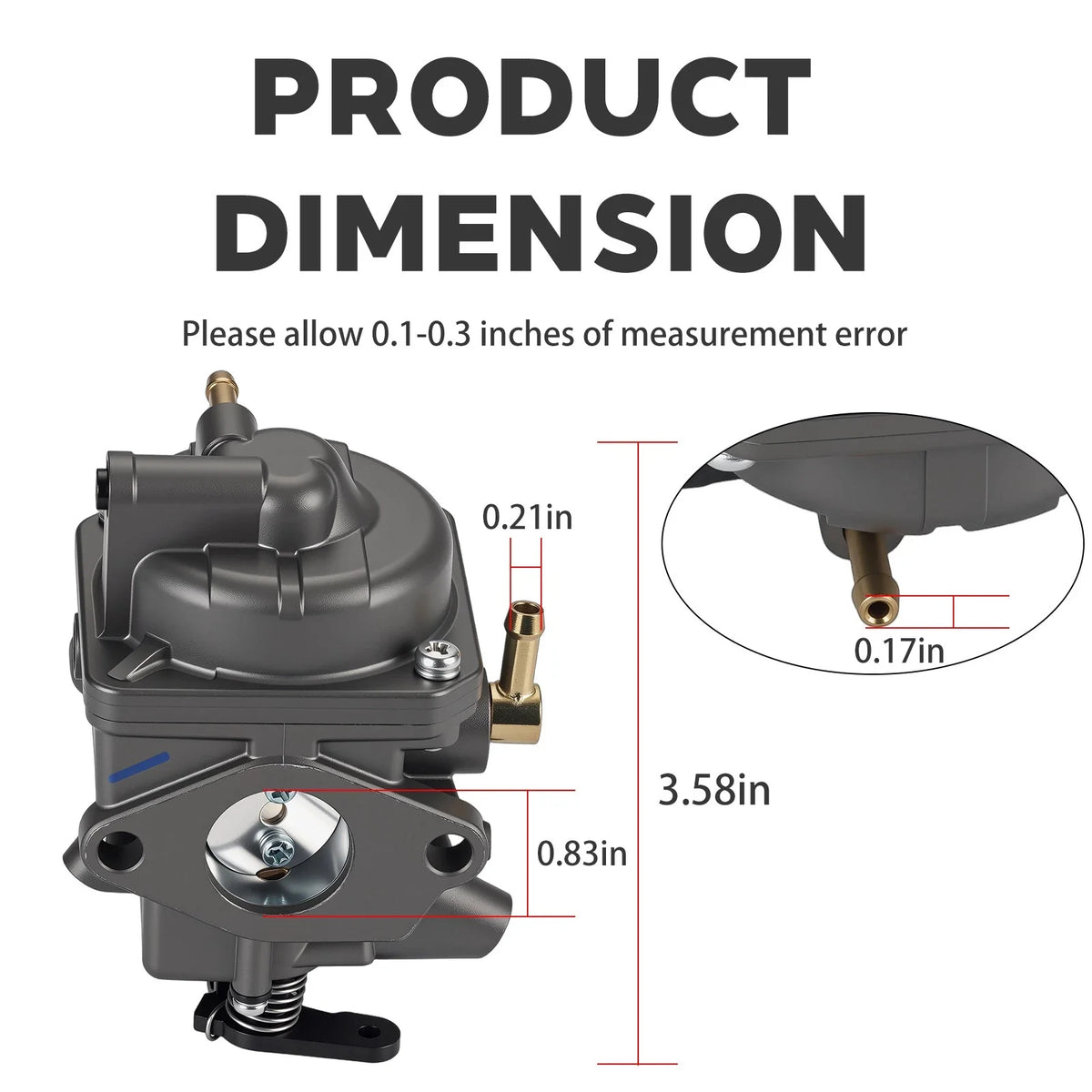 Carburetor for Honda BF8 BF8A BF8AM BF8AH BF8AK (1980–1990) 16100-881-A01