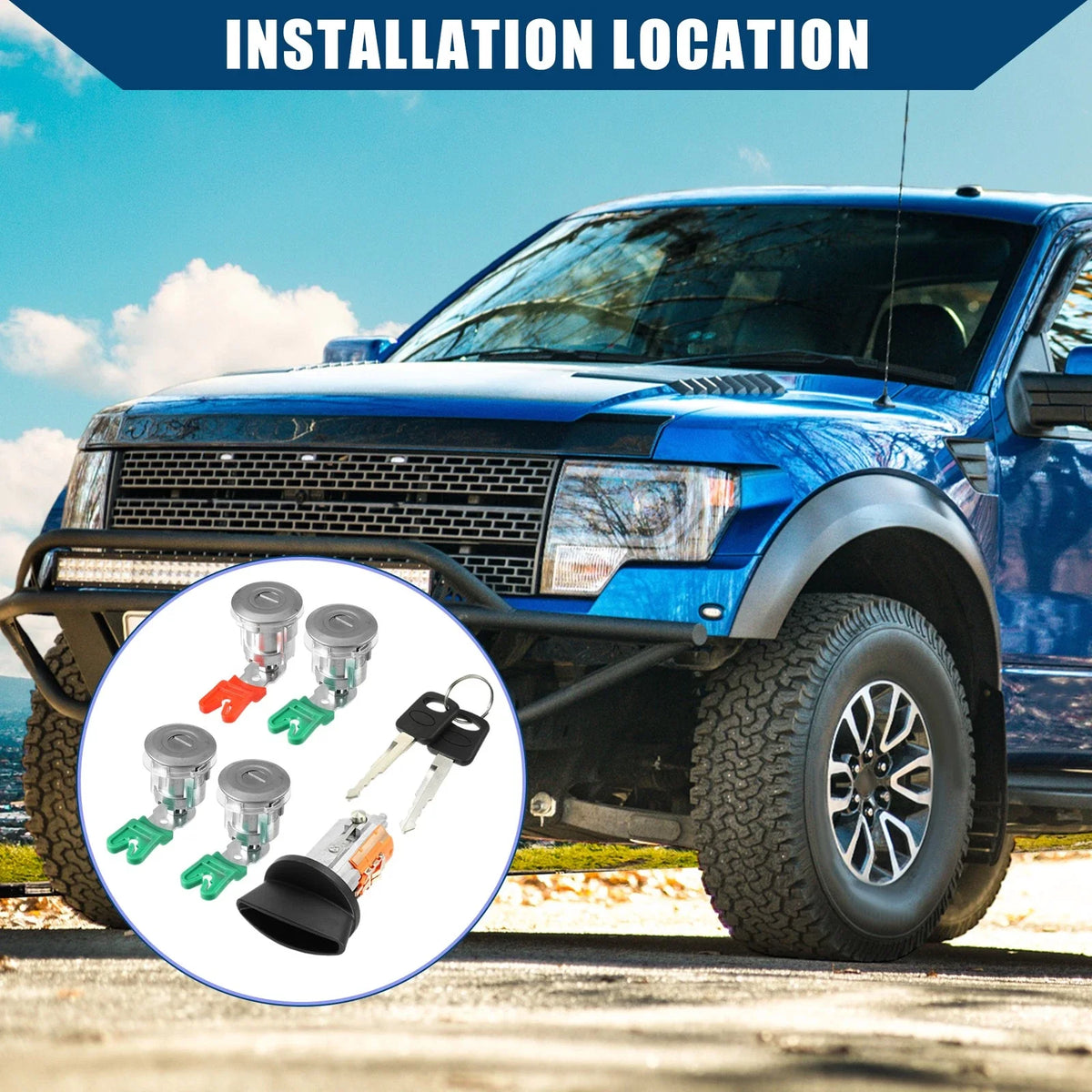 Set of 1 Ignition Switch Lock for Ford Econoline Van (1997–2018)