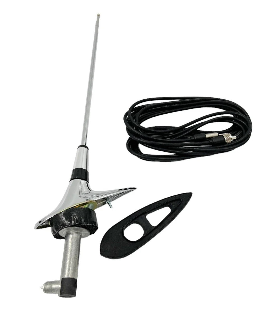 Rear RH Side Antenna Assembly w Cable for 1961-1962 Chevy Full Size